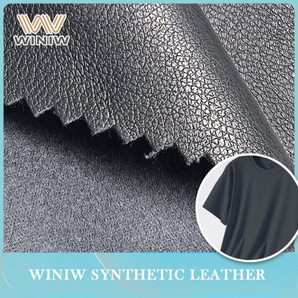 Artificial PU Microfiber Leather Clothing Material Flat Straight