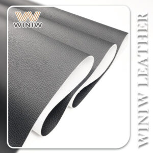 Black Color Stunning Finish Vegan Leatherette PVC Vinyl Leather