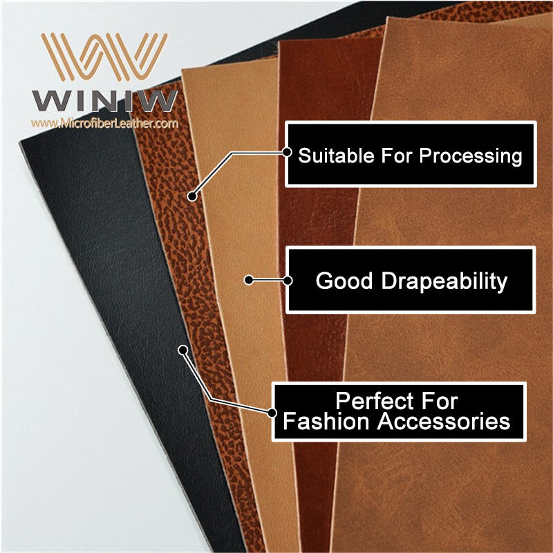 Microfiber Tags Making Leather