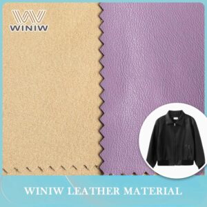 2.4mm Eco-Dyed Vegan Microfiber Leather for Urban Jackets