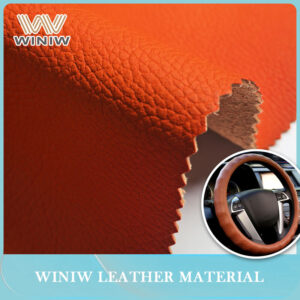 Eco-Friendly Leatherette Fabric for Auto Upholstery Breathable Tough