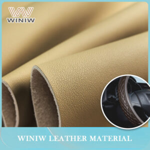 Faux Leather Moisture-Resistant Microfiber Leather for Steering Wheels