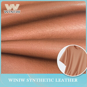 Faux Leather Water-Resistant PU Leather Fabric For Garment Factory