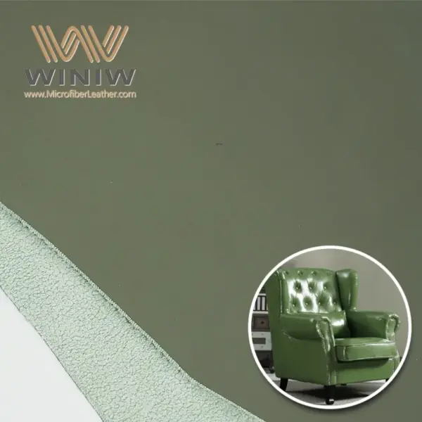 Fireproof Microfiber Leather For Upholstery Furniture