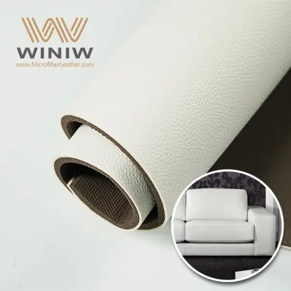 Fireproof Microfiber Sofa Leather Fabricl