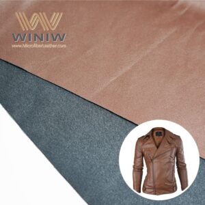 Flat Straight Artificial Microfiber Leather For Coat Manufacturing