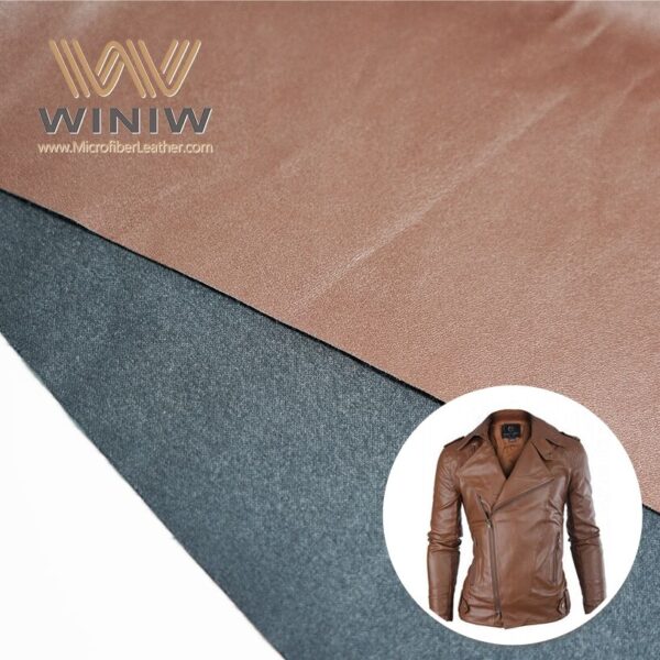 Flat Straight Artificial Microfiber Leather For Coat Manufacturing