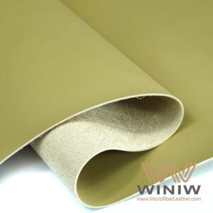 Grey Color Flame-Resistant Microfiber PU Material For Furniture