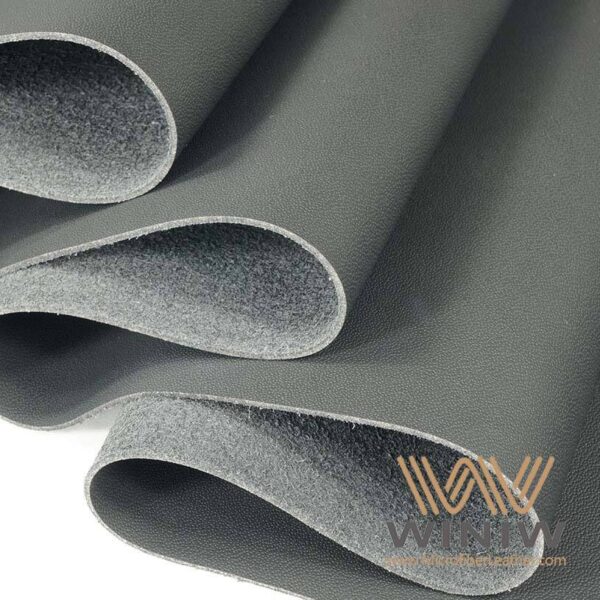 ??Grey Color Flame-Resistant PU Artificial Leather for Furniture??