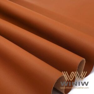 Grey Color Flame-Resistant PU Imitation Leather for Furniture