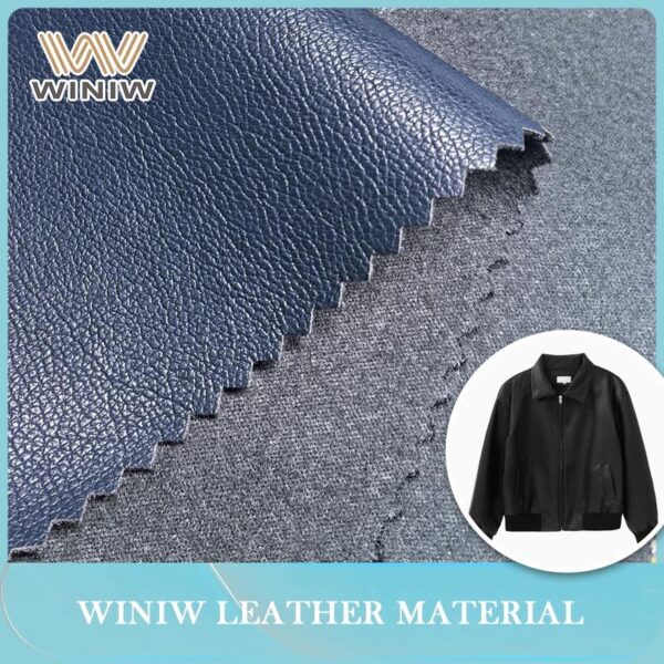 Heat Resistant Synthetic PU Leather for Clothing Faux Leather Coats