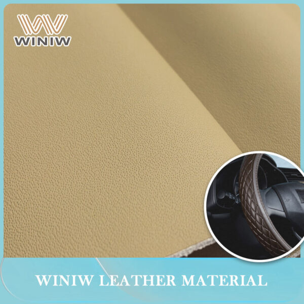 Light Texture Synthetic Microfiber PU Leather for Car Seats