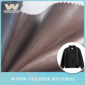 Long Service Life Microfiber PU Leather for Sustainable Apparel Fabric