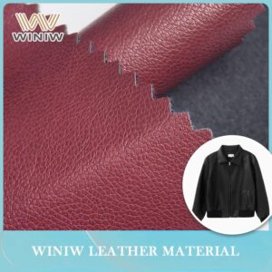 Red Heat-Resistant Artificial Leatherette for Men’s Welding Aprons