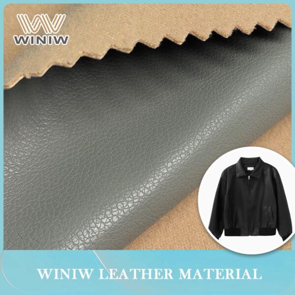 Scratch Resistant Microfiber PU Vegan Leather for Apparel Jackets