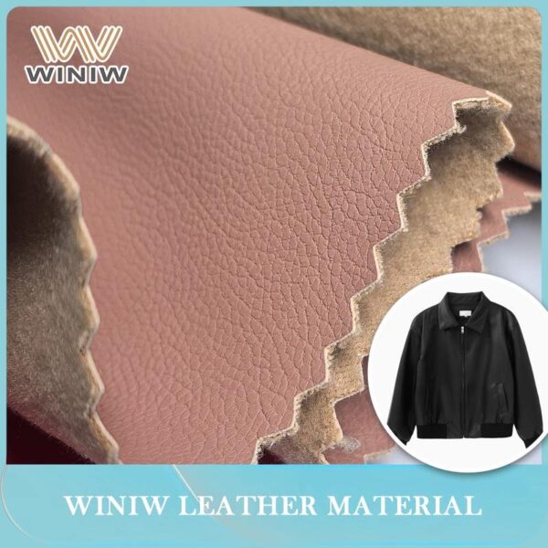 1.8mm Self-Cleaning Vegan Synthetic Leather for All-Weather Jackets