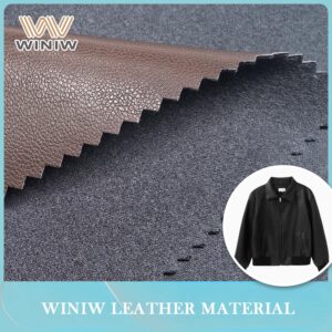 Skin-Feeling Microfiber PU Leather for Jackets - Vegan Luxury Fabric