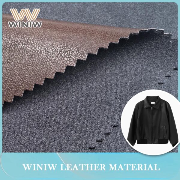 Skin-Feeling Microfiber PU Leather for Jackets - Vegan Luxury Fabric