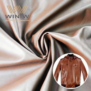 Soft And Pliable Texture Faux Microfiber Leather For Overcoat