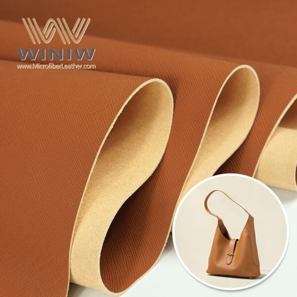 Stain-Resistant Vegan Bags Manufacturing Microfiber Upholstery Fabric