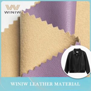 Static-Free Vegan Microfiber Leather for Techwear Jackets
