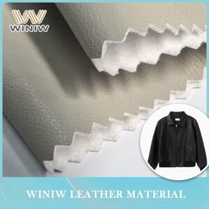 Stretchable Vegan PU Leather for Clothing Elastic Durable Material