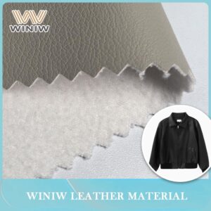 Stretchable Vegan PU Leather for Clothing Elastic Material