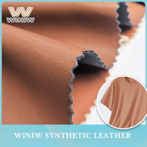 Synthetic Windproof PU Leather For Professional Outerwear Design