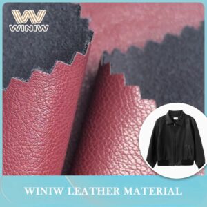 Thermal-Reflective Vegan Synthetic Leather for Women’s Trench Coats