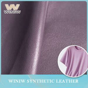 Vegan Leatherette Composite Fabric Wrinkle Resistant For Garments