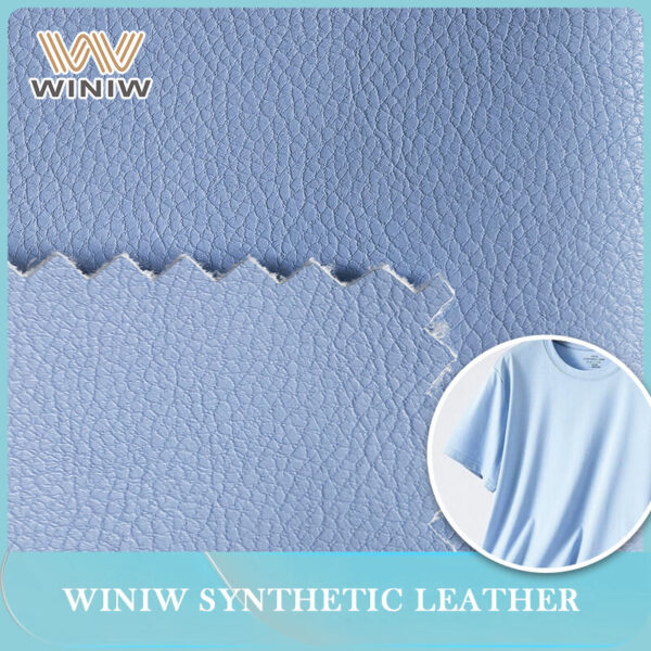 Velvety Microfiber PU Leather Material for Garment Production