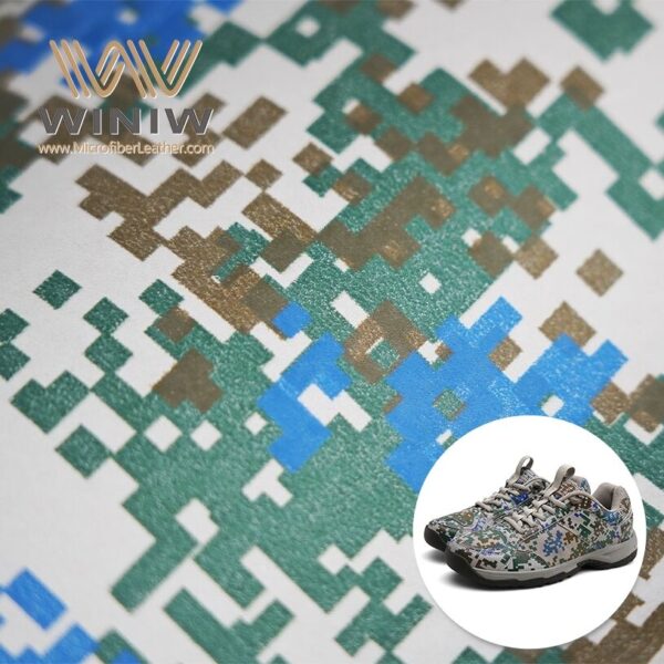 Walking Sneakers Making Fine Grain Imitation Microfiber Leather